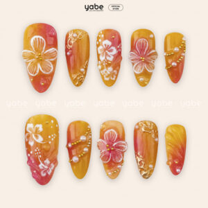 Press on Nails Luxury Mixcolor 3D 1430