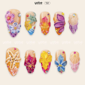 Press on Nails Luxury Mixcolor 3D 1432