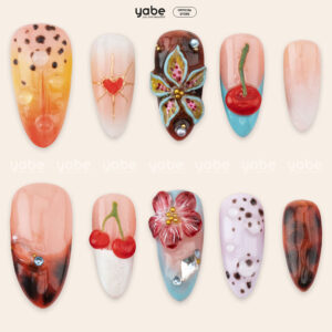 Press on Nails Luxury Mixcolor 3D 1438