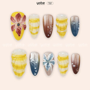 Press on Nails Luxury Mixcolor 3D 1441