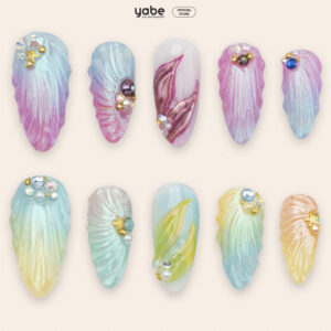 Press On Nails Gel 3D 1444