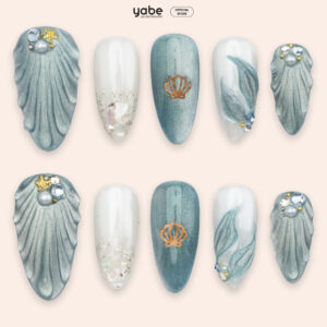 Press On Nails Gel 3D 1446