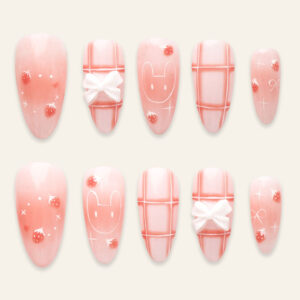 Press On Nails Beauty Pink 1534