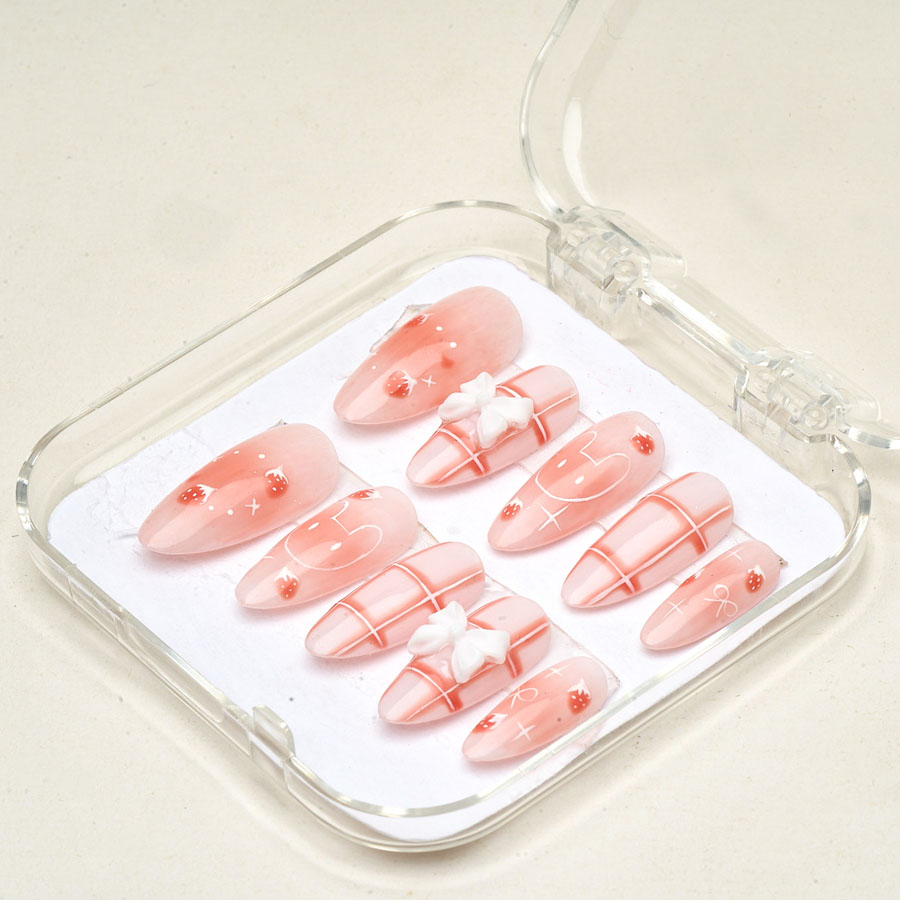 Press on nails beauty pink 1534