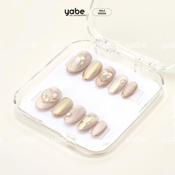 Press on nails lovely cream 1535 - image 2