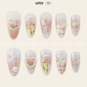 Press on Nails Beauty Pink 1561