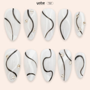Press On Nails Beauty White 1567