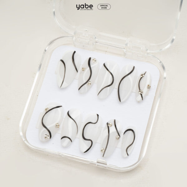 Press on nails beauty white 1567 - image 2