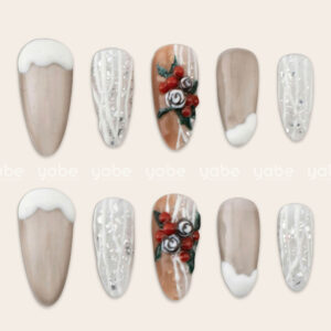 Press on Nails Beauty White 1568
