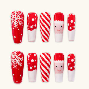 Press on Nails Trendy Red 1570