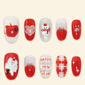 Press on Nails Lovely Red 1573