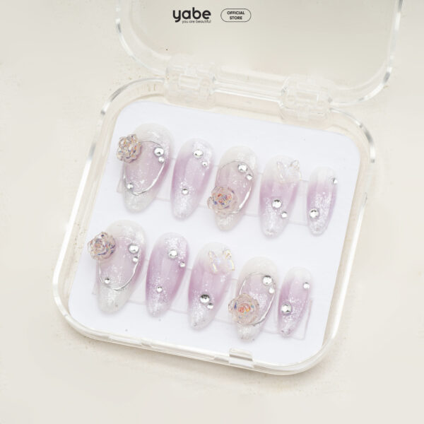 Press on nails beauty purple 1575 - image 2