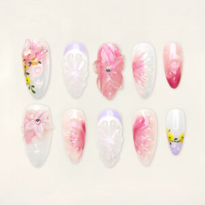 Press on Nails Trendy Purple 1579