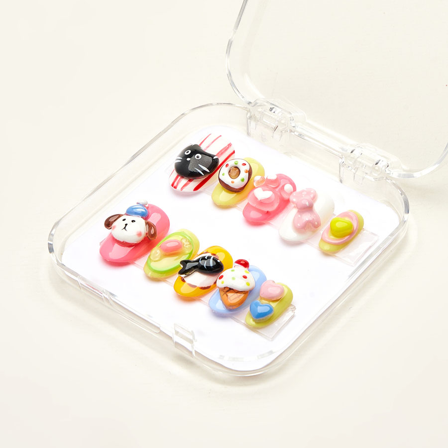 Press on nails lovely mixcolor 1614