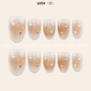 Press On Nails Lovely Cream 1615
