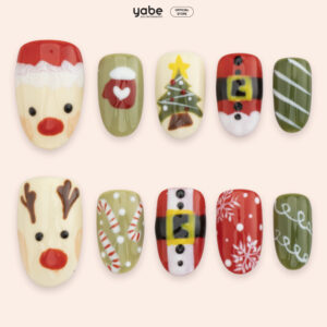 Press On Nails Lovely Noel 1624