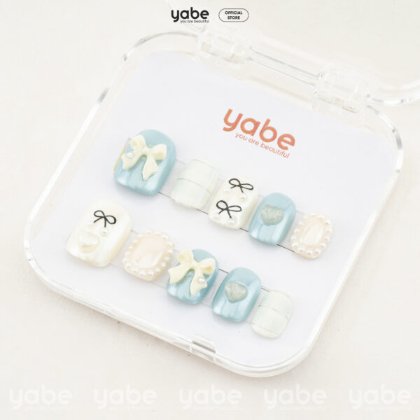 Press on nails lovely blue 1628 - image 2