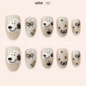 Press On Nails Lovely Cream 1633