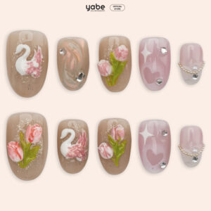 Press On Nails Lovely Pink 1637