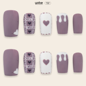 Press On Nails Lovely Purple 1644