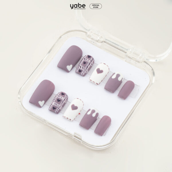 Press on nails lovely purple 1644 - image 2