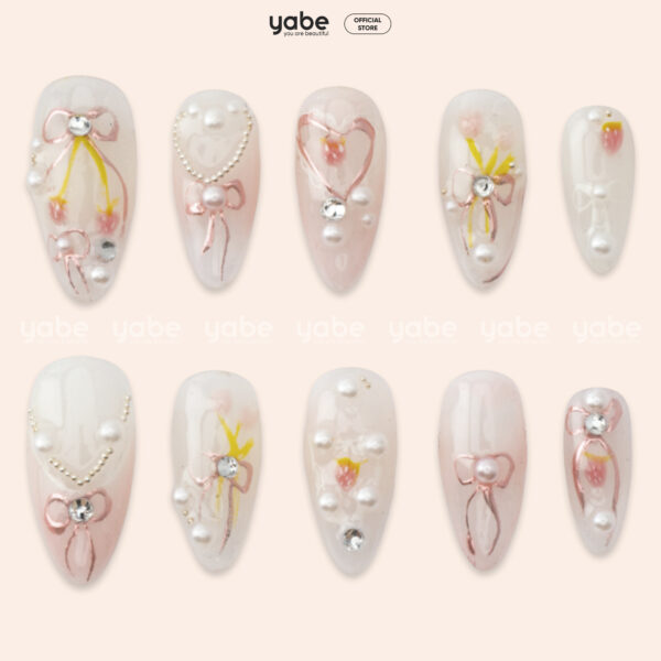 Press on nails beauty pink 1647