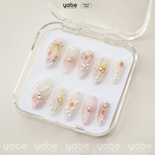 Press on nails beauty pink 1647 - image 2