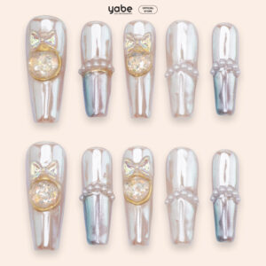 Press On Nails Beauty Cream 1653