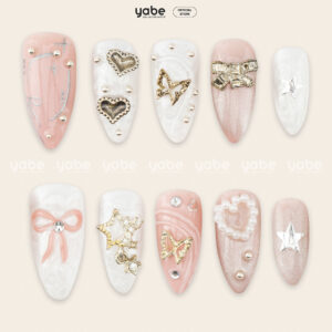 Press On Nails Shinny Pink 1662