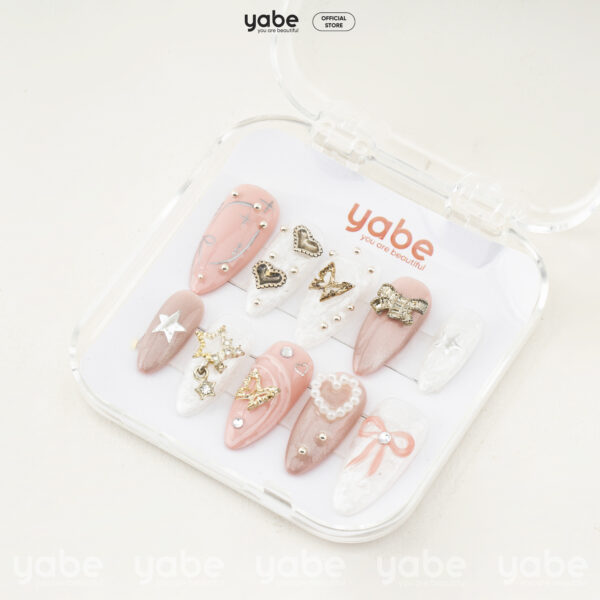 Press on nails shinny pink 1662 - image 2