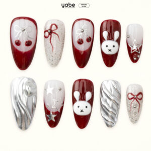 Press On Nails Shinny Red 1667