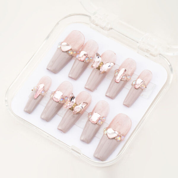 Press on nails shinny purple 1669 - image 2