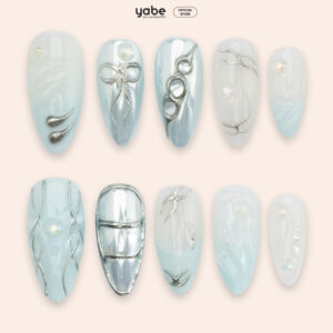 Press On Nails Trendy Blue 1672