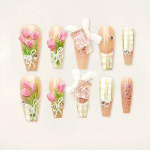 Press on nails luxury cream 1679