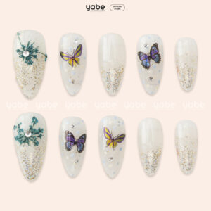 Press On Nails Beauty White 1683