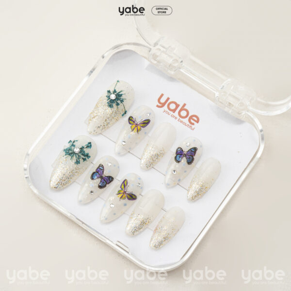 Press on nails beauty white 1683 - image 2