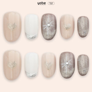 Press On Nails Lovely Cream 1690
