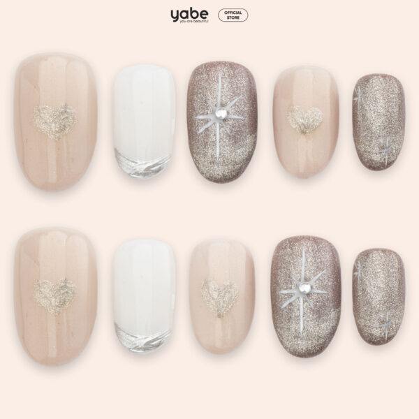 Press on nails lovely cream 1690