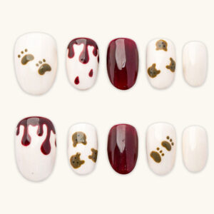 Press On Nails Lovely Brown 1694