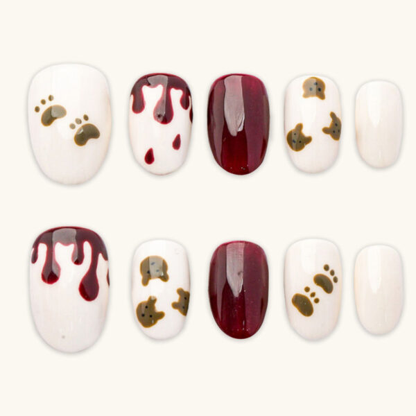 Press on nails lovely brown 1694