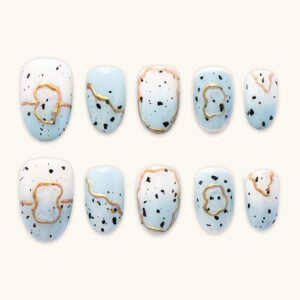 Press On Nails Lovely Blue 1698