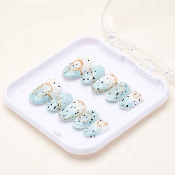 Press on nails lovely blue 1698 - image 2