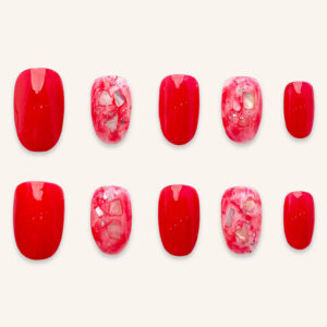 Press On Nails Lovely Red 1702