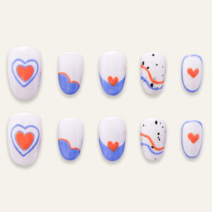 Press On Nails Lovely Purple 1705