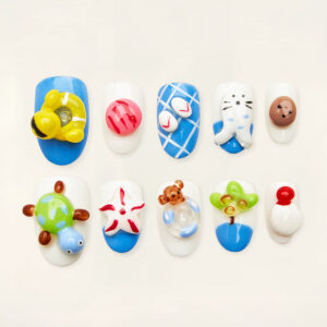 Press On Nails Lovely Mixcolor 1707