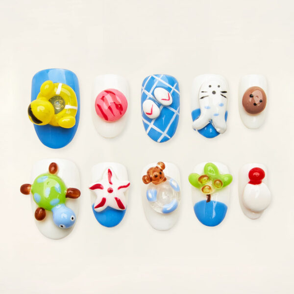 Press on nails lovely mixcolor 1707