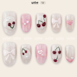 Press On Nails Lovely White 1709