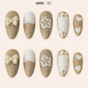 Press On Nails Beauty Brown 1726