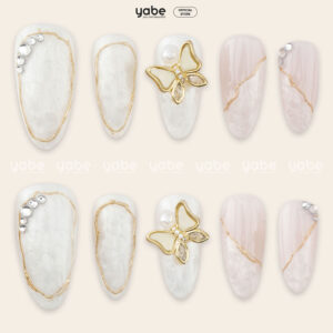 Press On Nails Beauty White 1731