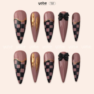 Press On Nails Beauty Brown 1732
